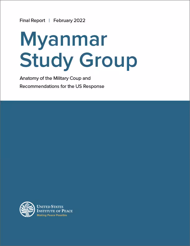 Myanmar Study Group: Final Report
