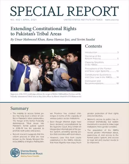 Extending Constitutional Rights to Pakistan’s Tribal Areas